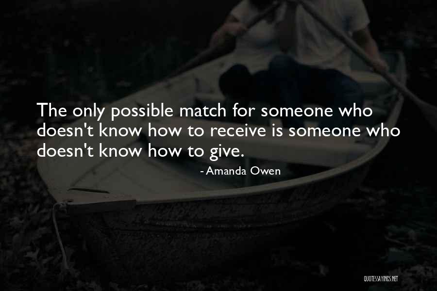Receiving Quotes Quotes By Amanda Owen Receiving Quotes Quotes By Amanda Owen