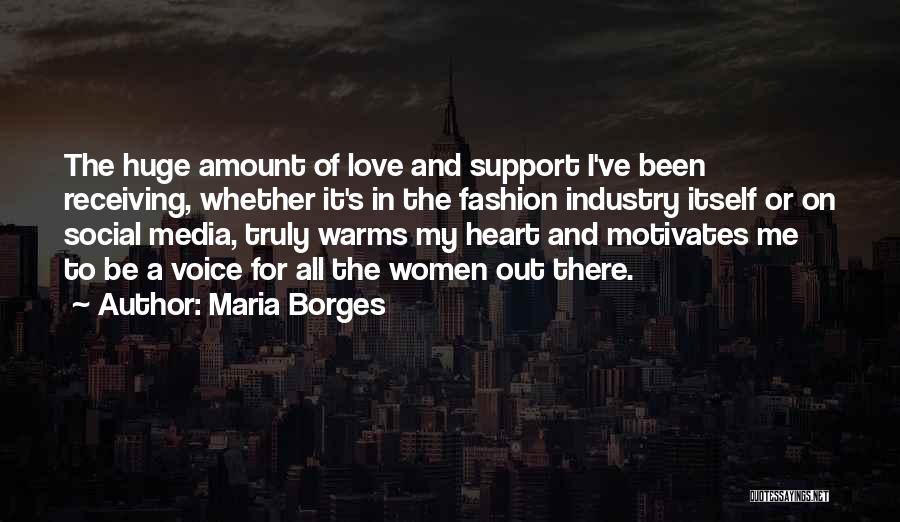 Receiving Support Quotes By Maria Borges