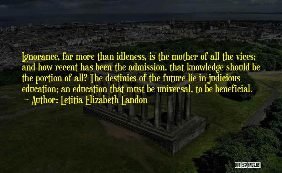 Recent Quotes By Letitia Elizabeth Landon