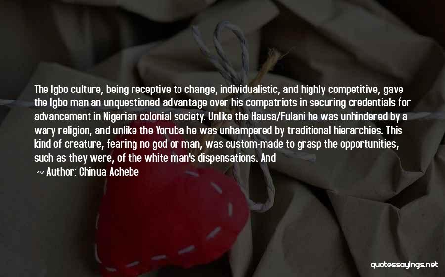 Receptive Quotes By Chinua Achebe