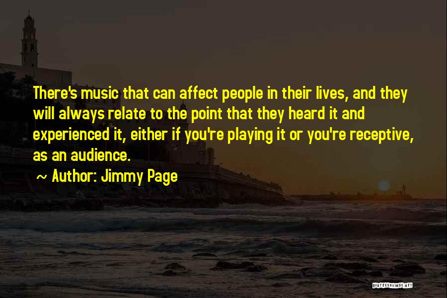 Receptive Quotes By Jimmy Page