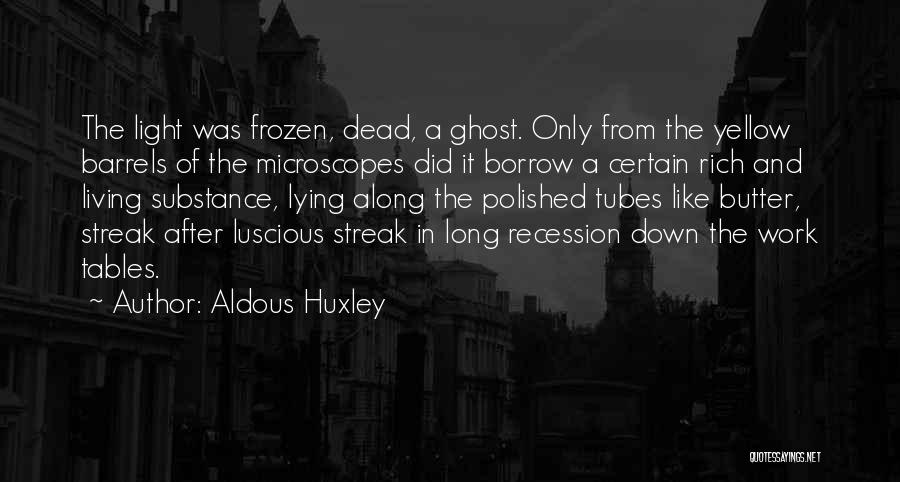 Recession Quotes By Aldous Huxley