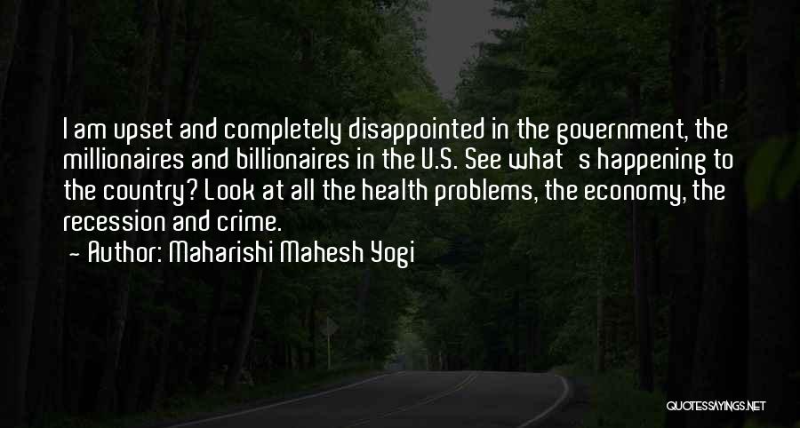 Recession Quotes By Maharishi Mahesh Yogi