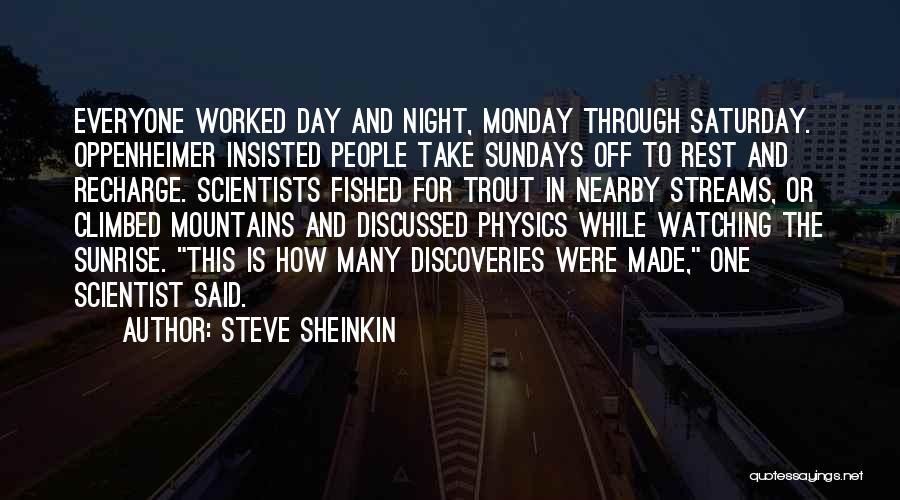 Recharge Quotes By Steve Sheinkin