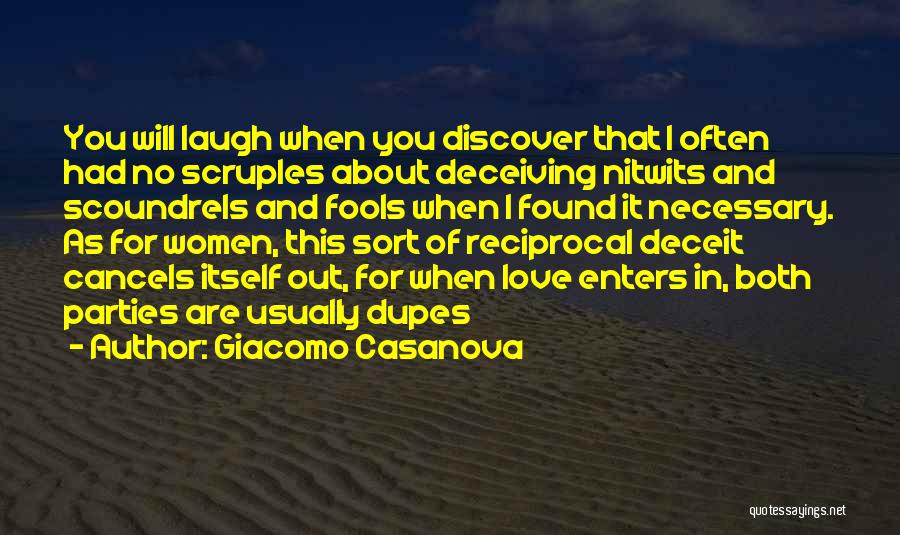 Reciprocal Love Quotes By Giacomo Casanova