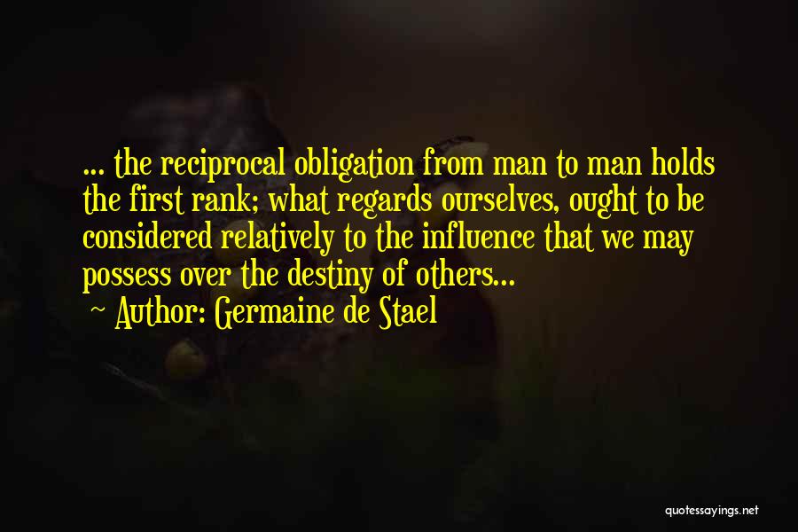 Reciprocal Quotes By Germaine De Stael