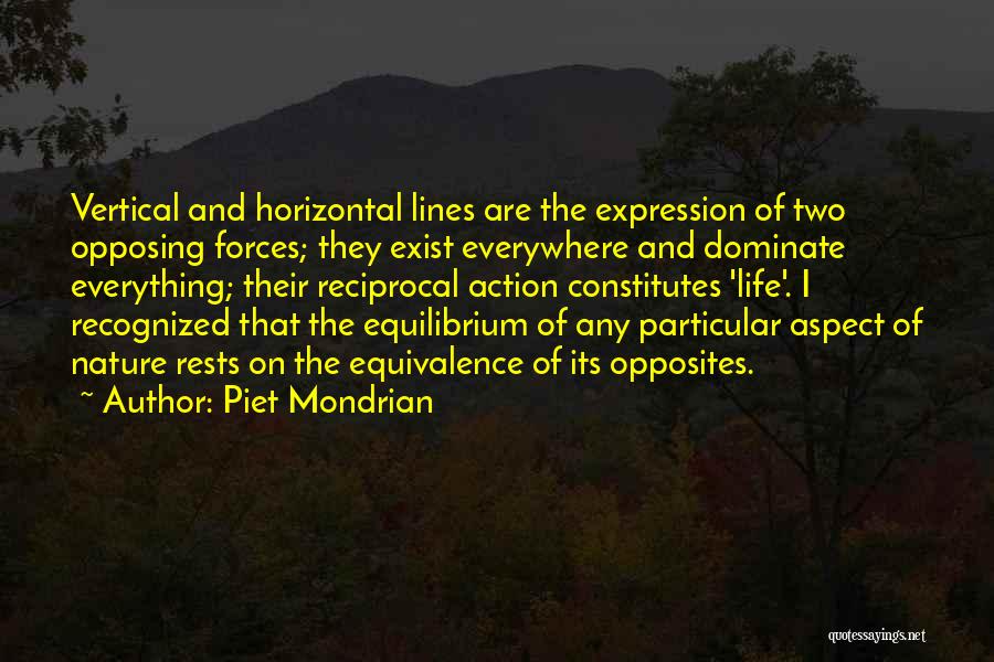 Reciprocal Quotes By Piet Mondrian