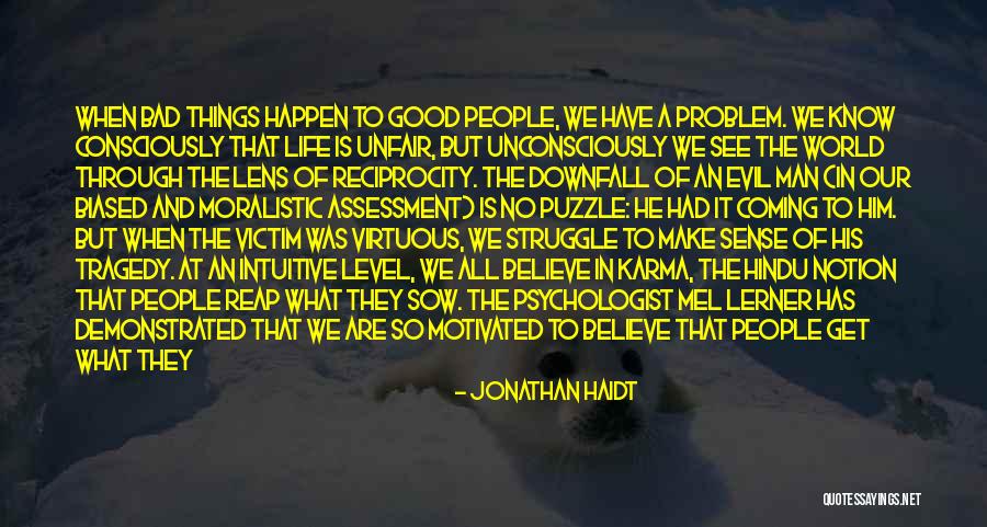 Reciprocity Quotes By Jonathan Haidt