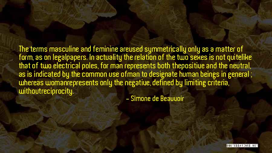 Reciprocity Quotes By Simone De Beauvoir