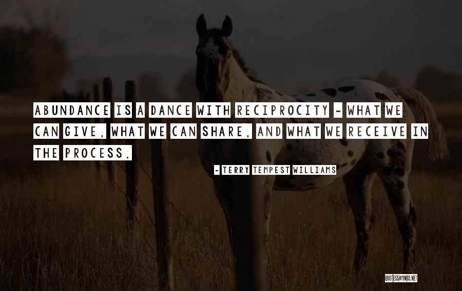 Reciprocity Quotes By Terry Tempest Williams Reciprocity Quotes By Terry Tempest Williams