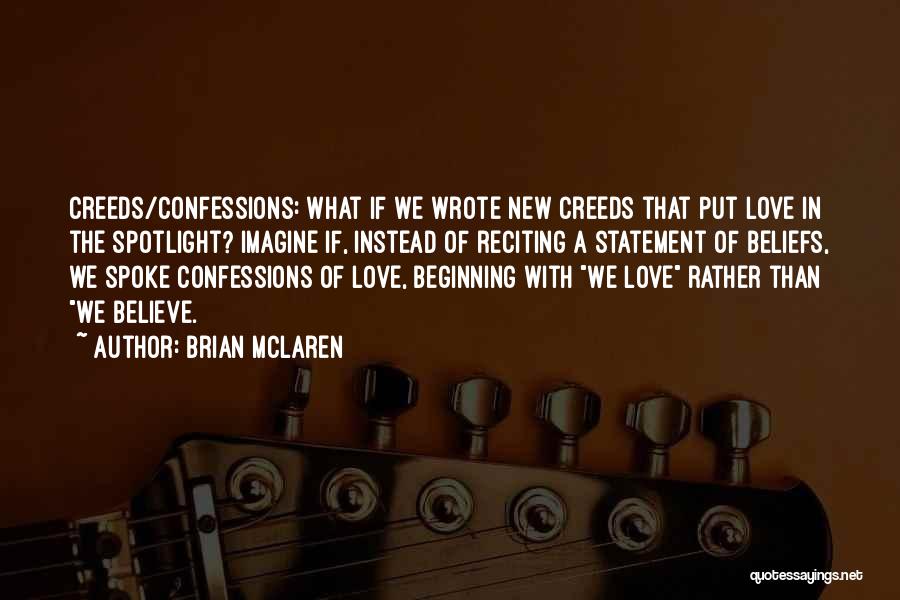 Reciting Quotes By Brian McLaren