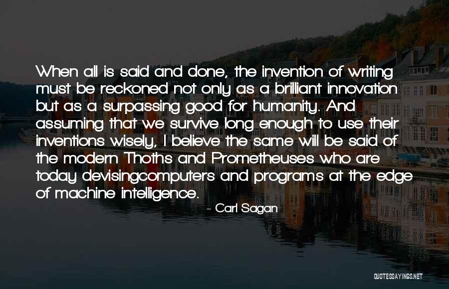 Reckoned Quotes By Carl Sagan Reckoned Quotes By Carl Sagan