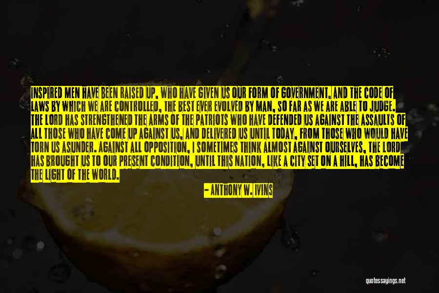 Reclaim Power Quotes By Anthony W. Ivins Reclaim Power Quotes By Anthony W. Ivins