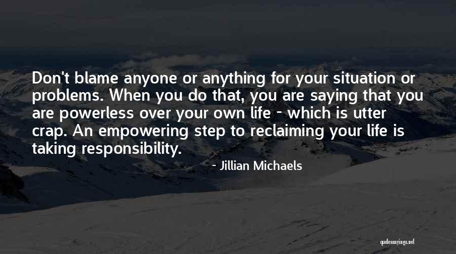 Reclaiming Quotes By Jillian Michaels Reclaiming Quotes By Jillian Michaels