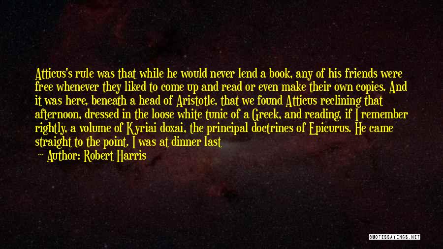 Reclining Quotes By Robert Harris