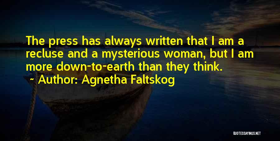 Recluse Quotes By Agnetha Faltskog