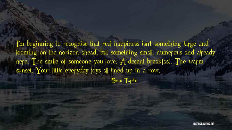 Recognise Love Quotes By Beau Taplin