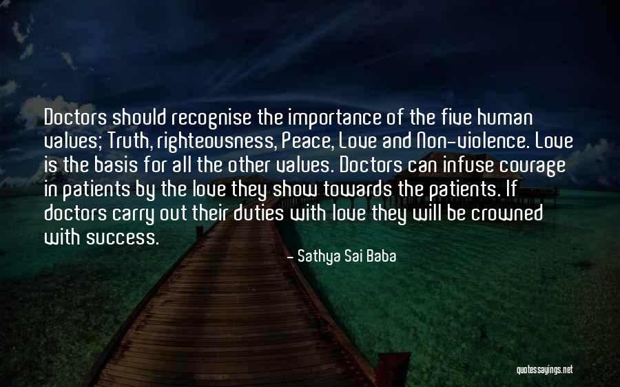 Recognise Love Quotes By Sathya Sai Baba