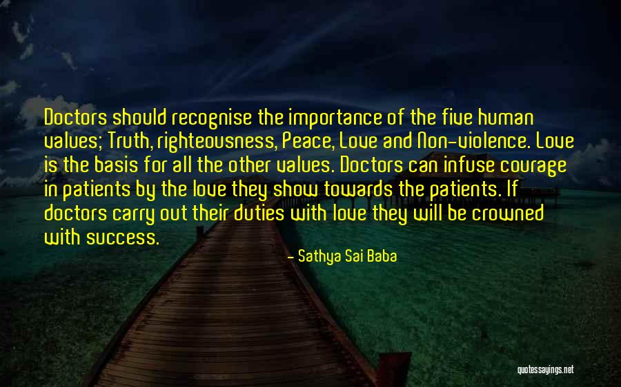 Recognise Success Quotes By Sathya Sai Baba