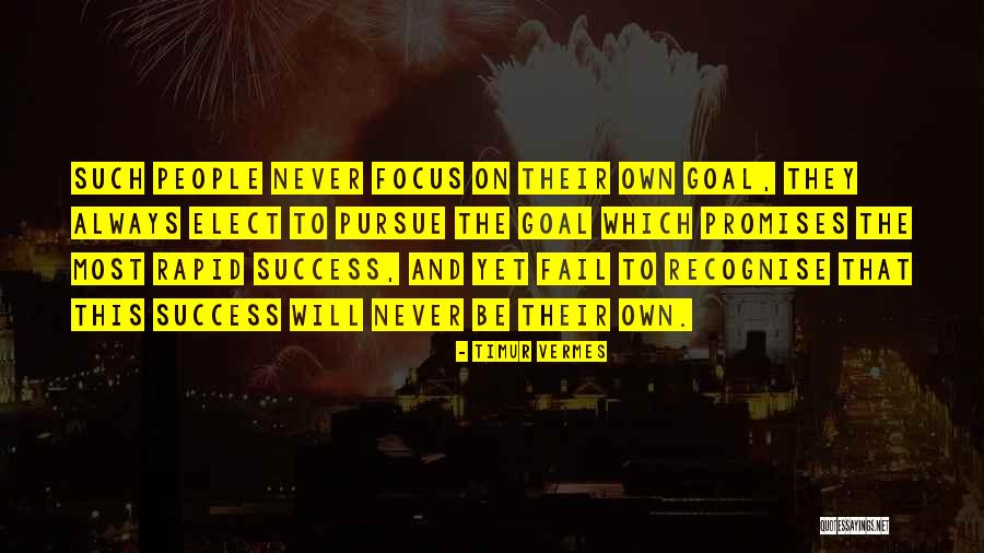 Recognise Success Quotes By Timur Vermes