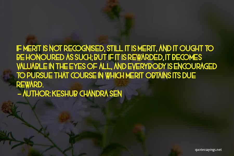Recognised Quotes By Keshub Chandra Sen