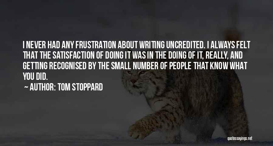 Recognised Quotes By Tom Stoppard