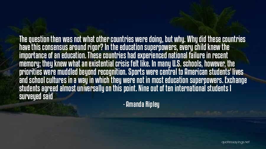 Recognition In Education Quotes By Amanda Ripley