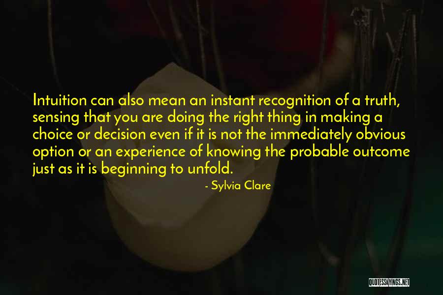 Recognition Quotes By Sylvia Clare