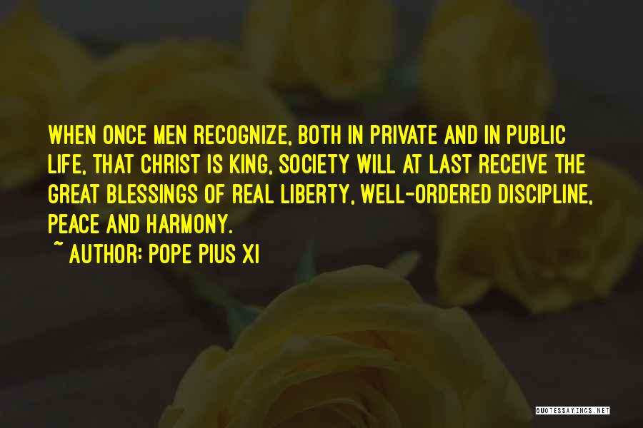 Recognize Your Blessings Quotes By Pope Pius XI