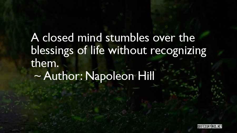 Recognizing Blessings Quotes By Napoleon Hill