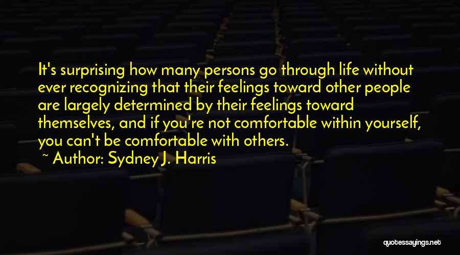 Recognizing Others Quotes By Sydney J. Harris