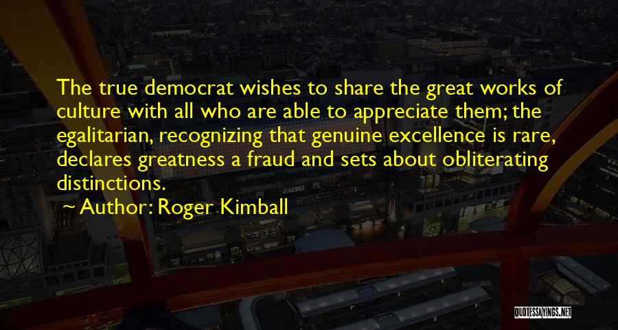 Recognizing Quotes By Roger Kimball