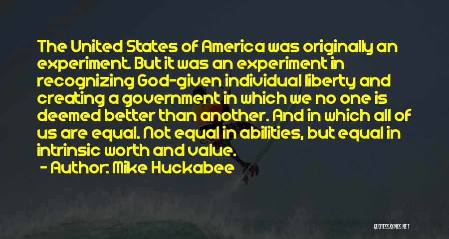 Recognizing Your Worth Quotes By Mike Huckabee