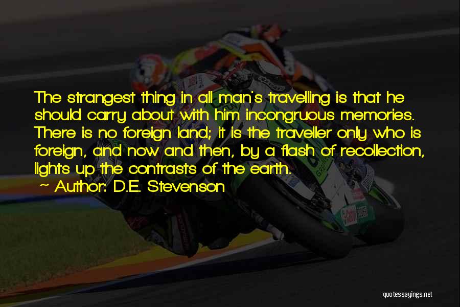 Recollection Of Memories Quotes By D.E. Stevenson