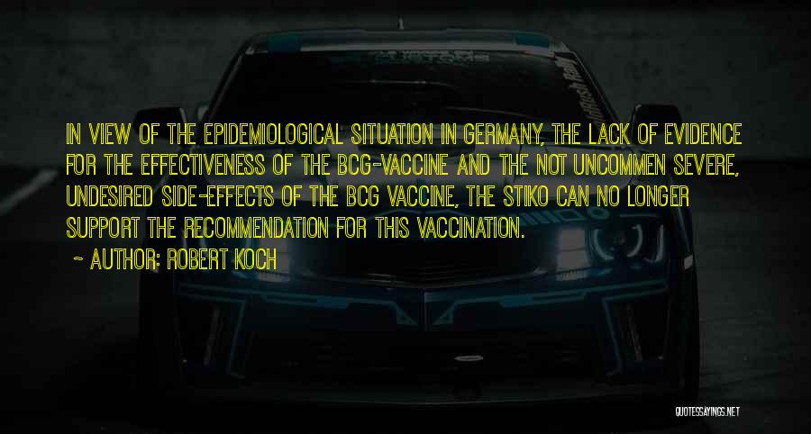 Recommendation Quotes By Robert Koch