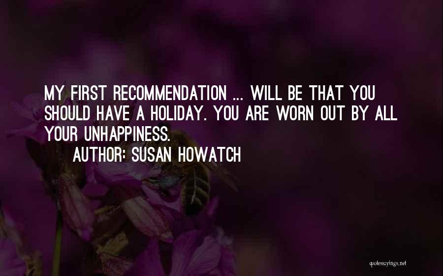 Recommendation Quotes By Susan Howatch