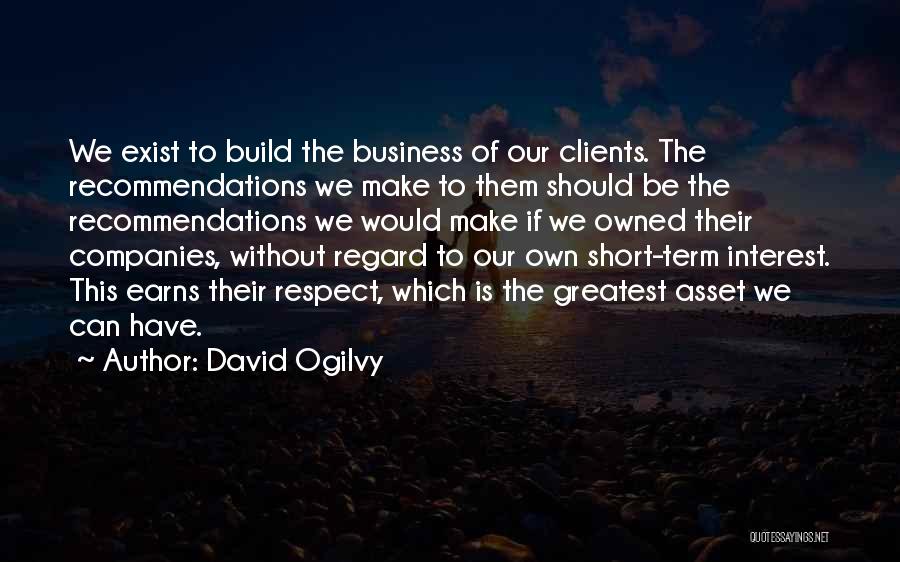 Recommendations Quotes By David Ogilvy