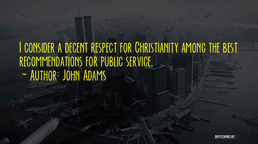 Recommendations Quotes By John Adams