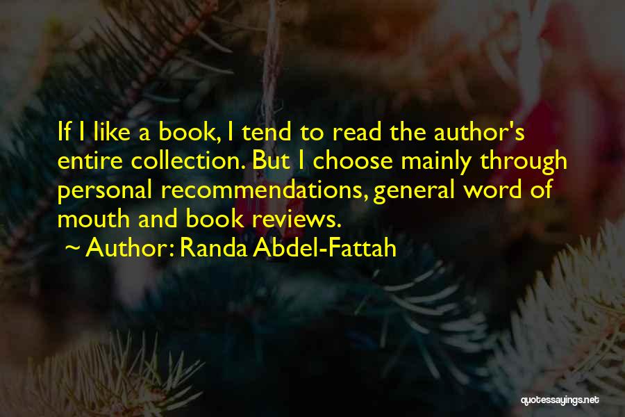 Recommendations Quotes By Randa Abdel-Fattah