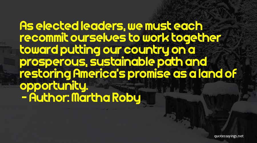 Recommit Quotes By Martha Roby