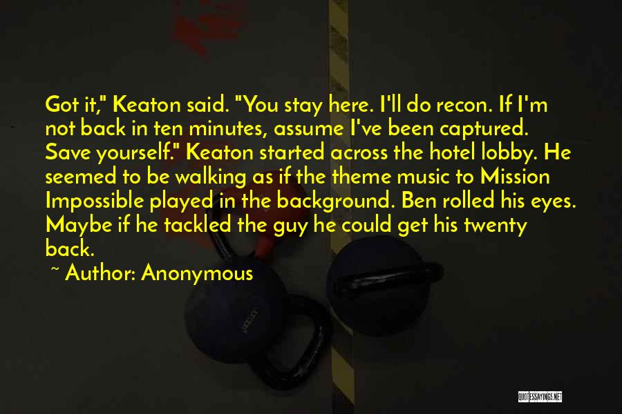 Recon Quotes By Anonymous