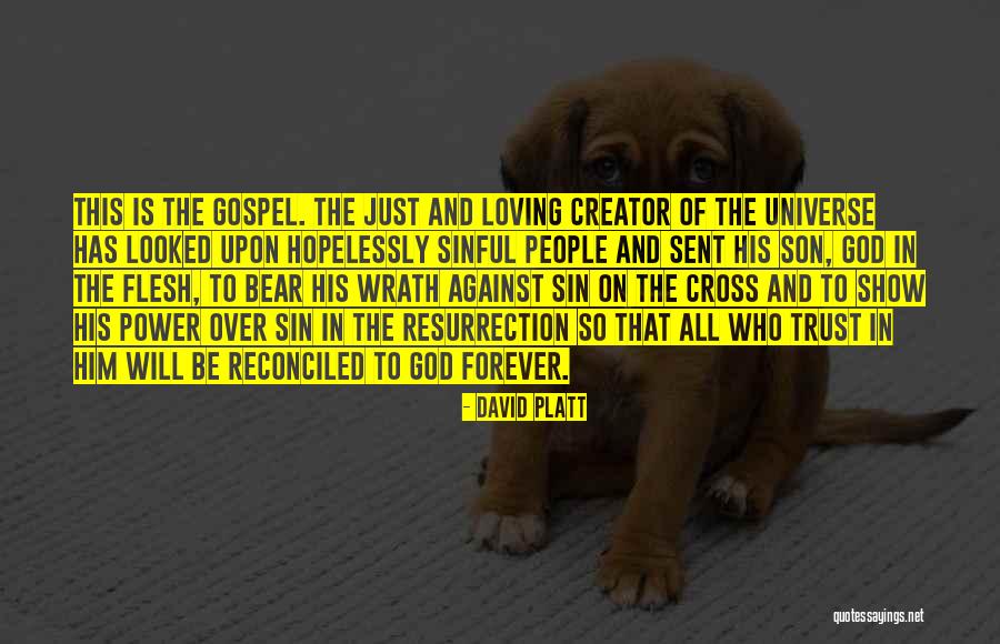 Reconciled To God Quotes By David Platt Reconciled To God Quotes By David Platt