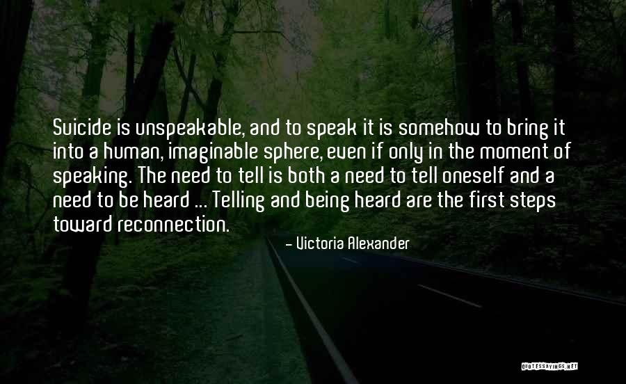 Reconnection Quotes By Victoria Alexander