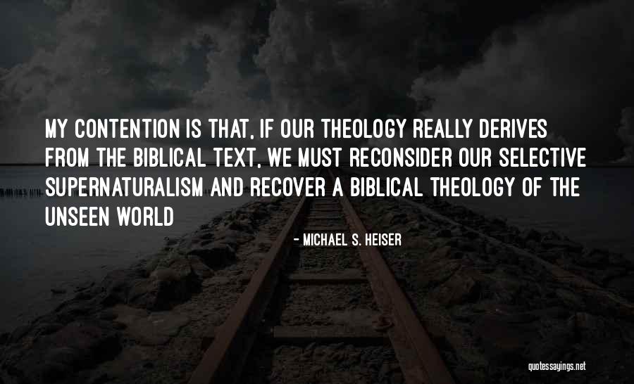 Reconsider Quotes By Michael S. Heiser Reconsider Quotes By Michael S. Heiser