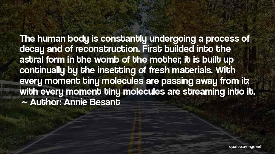 Reconstruction Quotes By Annie Besant