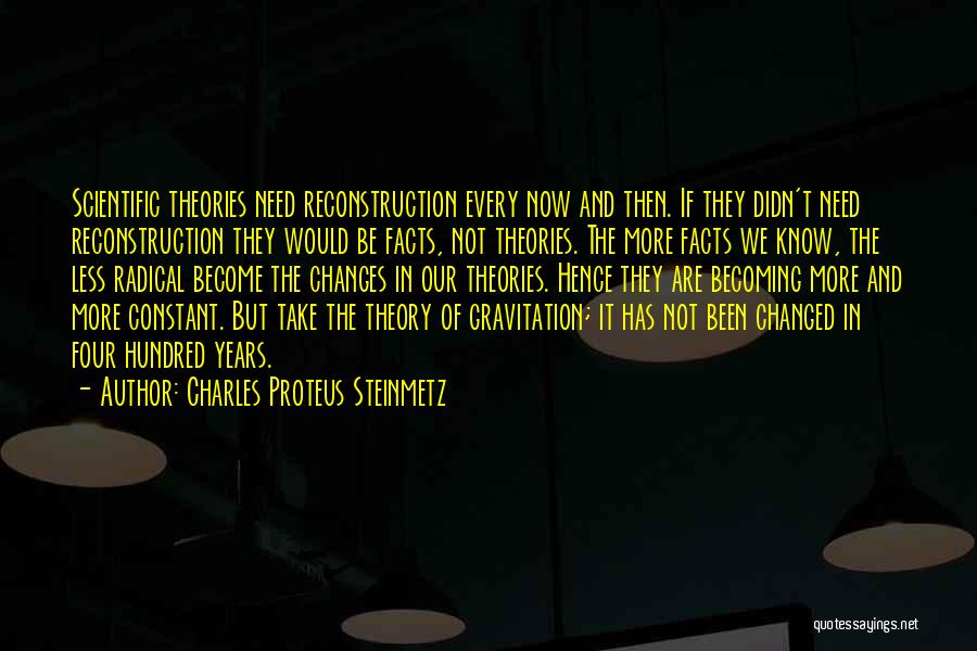 Reconstruction Quotes By Charles Proteus Steinmetz