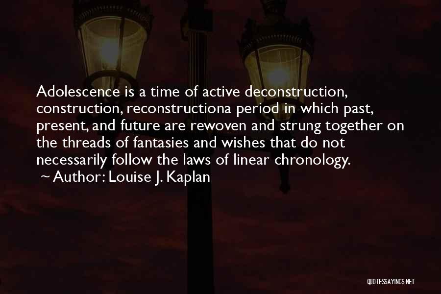 Reconstruction Quotes By Louise J. Kaplan