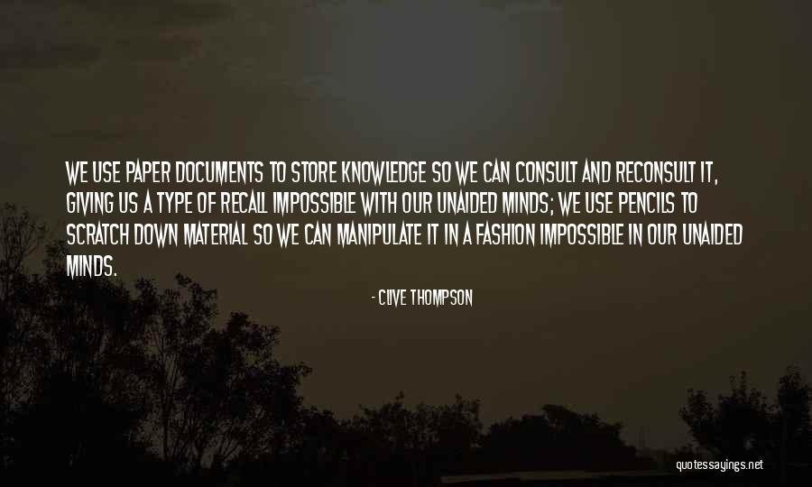 Reconsult Quotes By Clive Thompson Reconsult Quotes By Clive Thompson