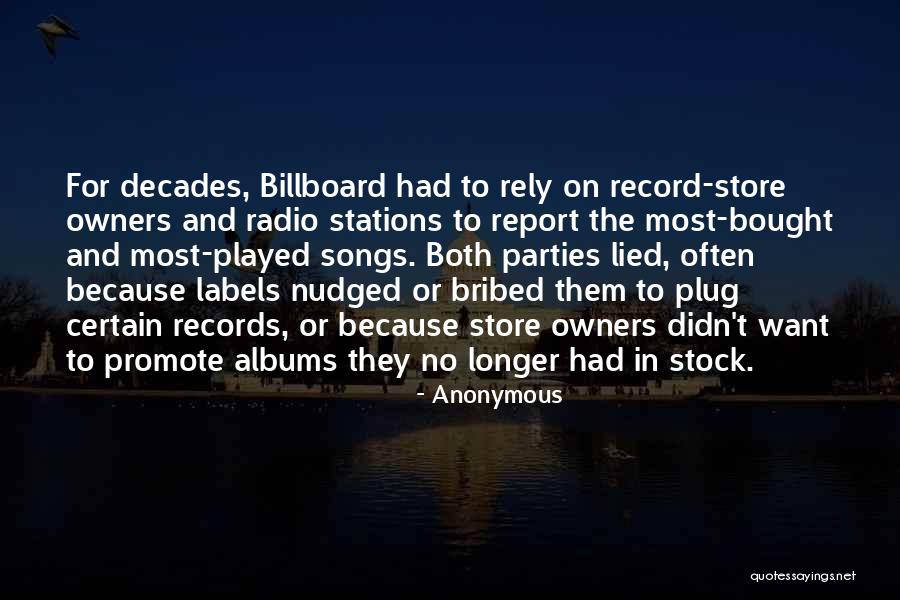 Record Albums Quotes By Anonymous