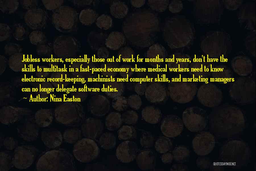 Record Keeping Quotes By Nina Easton